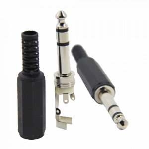 EPCOM PROAUDIO EPTRS Conector macho de 6 3 mm con funda de p