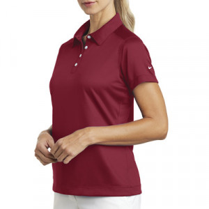 NIKE D354064SXLR Playera Polo Dri-FIT color Rojo Obscuro par
