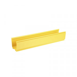 PANDUIT FR4X4YL6 Canaleta FiberRunner 4X4 de PVC Rigido Colo