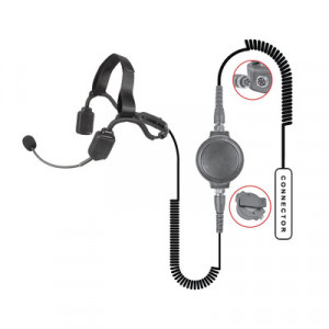 PRYME NBPBH30S MICROFONO DE SOLAPA CON TUBO ACUSTICO P/ ICOM