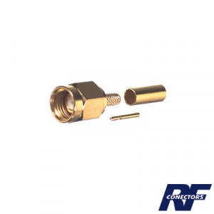 Rp30001b Rf Industriesltd Conector SMA Macho Inve