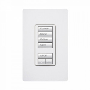 Rrdhn4swh Lutron Electronics Botonera 4 Botones Hi