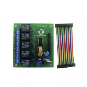 Ruiz Electronics RRPIR05 Tablilla interfaz de 5 relevadores