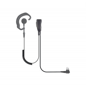 Spm313eb Pryme Lapel Microphone With Soft Earhook Style Earphone