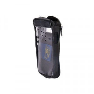 Syscom FSMA14 Funda reforzada de piel cierre lateral y visor