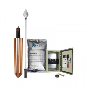 TOTAL GROUND KDA01 Kit de Pararrayo con Punta en Acero Inoxi