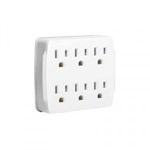 TX PRO TX6OUTLET Multicontacto para pared con 6 contactos co