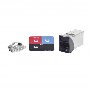 Z6as01 Siemon Jack Z-MAX Cat6A Blindado Montaje