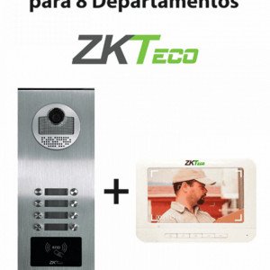 ZKTECO ZKT2170004 ZKTeco VE08A01PAQ7P - Paquete de Videoport