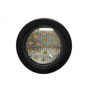 ECCO X3945A Luz direccional LED Ambar circular con montaje d