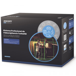 EPCOM B50KITMIC Kit TURBOHD 5 Megapixel / DVR 4 Canales / 4