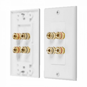 EPCOM PROAUDIO EPWP2S Placa de Pared Postes de Union Tipo Ba