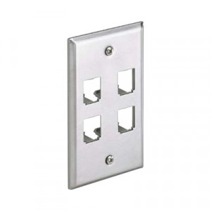 PANDUIT CFP4SY Placa de Pared Vertical de Acero Inoxidable S