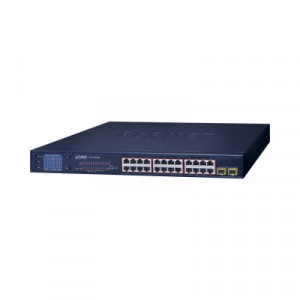 PLANET GSW2620VHP Switch PoE de 24 Puertos Gigabit 802.3af/a