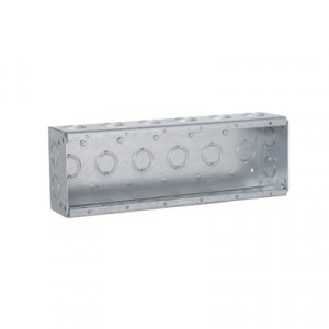 RACO HUB960 Caja de 6 Gang/Profundidad 2 1/2"/28 Entradas 1/