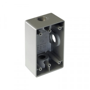 RAWELT RR2743 Caja Condulet FS de 1" ( 25.4 mm) con tres boc