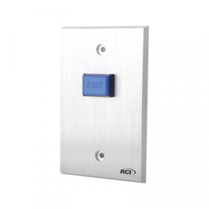 RCI - DORMAKABA 970MO12V Boton de Salida/ Placa Aluminio REF