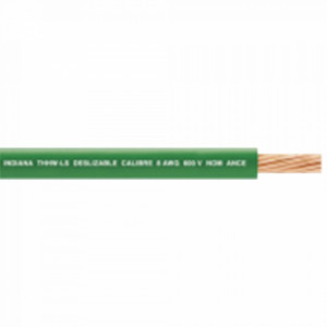 Sly312grn100 Indiana Cable De Cobre Recubierto THW