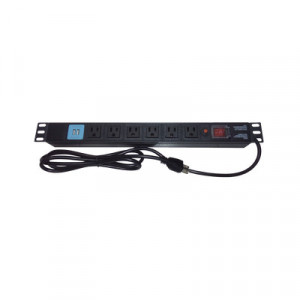 THORSMAN THTCM6CUSB Tomacorriente multiple horizontal para r