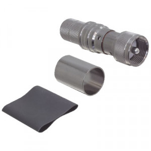 Times Microwave EZ400UMX Conector UHF Macho Plegable con Pin