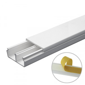 TMK1735CC Thorsman Canaleta en color blanco de PVC
