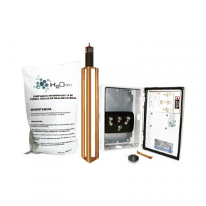 TOTAL GROUND TG70K Kit de puesta a tierra de 70 A con Electr