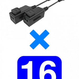 UTEPO TVT4450044 UTEPO UTP101PHD6PAK16 - 16 Pares de transce