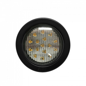X3945a Ecco Luz Direccional LED Ambar Circular Con