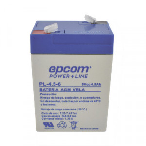 EPCOM POWERLINE PL456 Bateria de 6 Vdc a 4.5 Ah