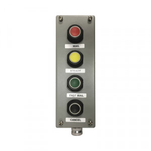 FEDERAL SIGNAL INDUSTRIAL PBS4 Botonera Cuadruple de uso rud