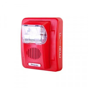Hec312wr Hochiki Sirena/estrobo Color Rojo 12 Vc