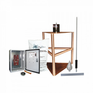 Kda03 Total Ground Kit De Pararrayo Con Punta Con
