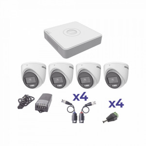 Kh1080pl4ec Hikvision KIT COLORVU TURBOHD 1080pLit