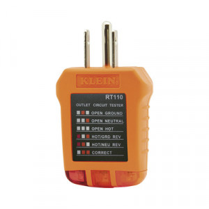 KLEIN TOOLS RT110 Probador de Tomacorrientes Estandar con Se