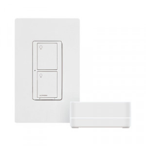 LUTRON ELECTRONICS PBDGPKG1WS Kit de interruptor inteligente