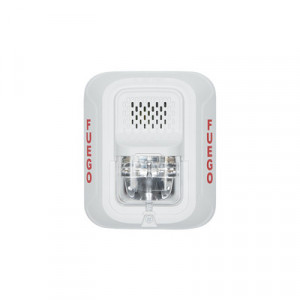 P2WLSP System Sensor Sirena con Lampara Estrobosco