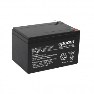Pl1212 Epcom Powerline Bateria Con Tecnologia AGM/