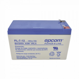 Pl712 Epcom Powerline Bateria AGM / VRLA / 12 Vcd