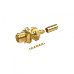 RF INDUSTRIES LTD RSA32521B Conector SMA Hembra para Chasis