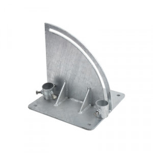 SYSCOM TOWERS SLMBA3G Base para Mastil con Ajuste de Angulo.