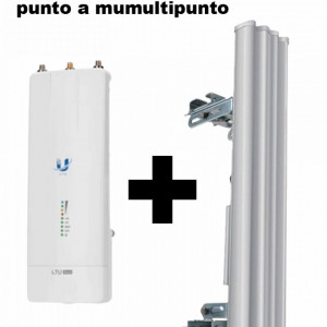 UBIQUITI UBI4510001 KIT-Radio conectorizado antena sectoria