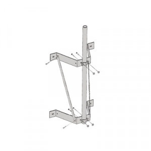 Wm212 Rohn Montaje Doble De Pared Con Mastil De 2-