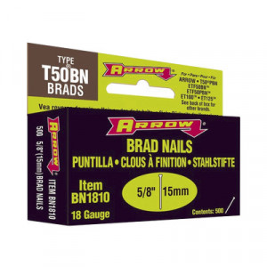 ARROW BN1810US Clavo de 5/8". Caja con 500 Clavos para ET225