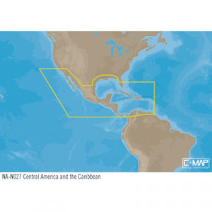 C-MAP 00012055001 NA-Y027: America central y el caribe max-n