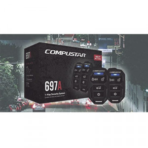 COMPUSTAR CS697A Alarma Vehicular Profesional de 1 via con m