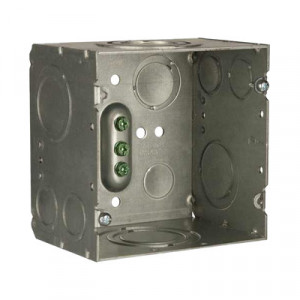 RACO HUB260 Caja Cuadrada de Gran Capacidad 4- 11/16" x 4 11