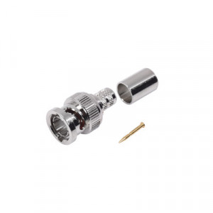 RF INDUSTRIES LTD RFB1707Q Conector BNC Macho de Anillo Pleg