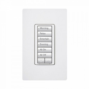 Rrdh6brlwh Lutron Electronics Teclado Hibrido Seet