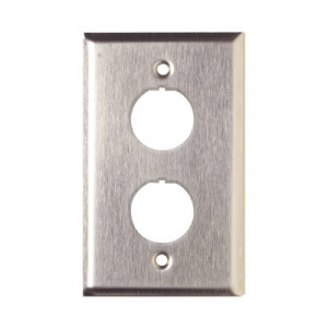 SIEMON XFPS02SS Placa de Pared Reforzada de Acero Inoxidable