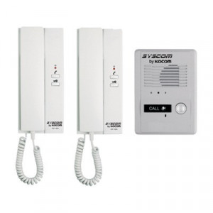 SYSCOM VIDEO KDP602AD Kit de Audio Portero con 2 Auriculares